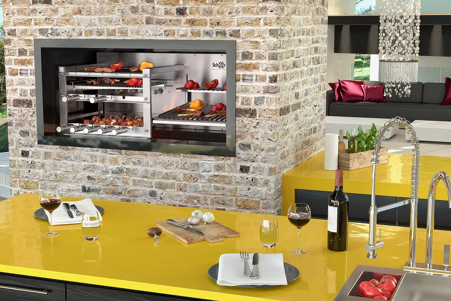 Churrasqueira Scheer na SC Lareiras: tradição, tecnologia e design para projetos gourmet